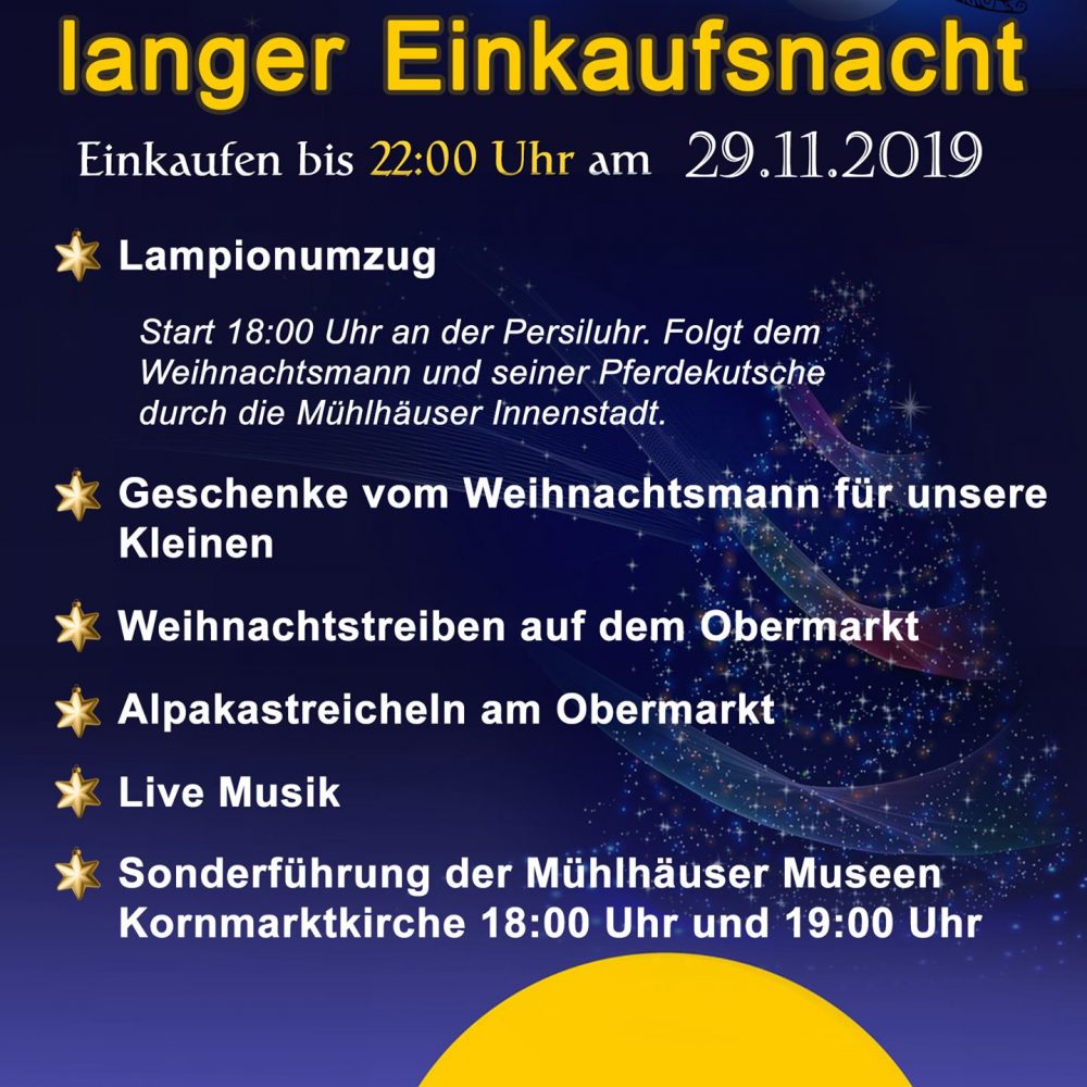 Adventsshopping mit langer Einkaufsnacht
