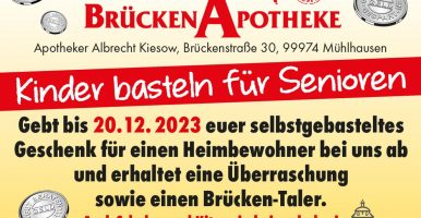 Kinder basteln für Senioren